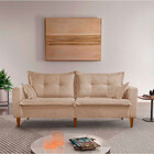 Sofá Dream Linho 02 Módulos 90 Cm B12cm Meu Sofá Online