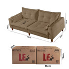 Sofá Dream Veludo 02 Módulos 80cm B12cm Meu Sofá Online