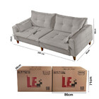 Sofá Dream Veludo 02 Módulos 90 Cm B12cm Meu Sofá Online