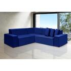 Sofá Dubai 2.37x2.37m De Canto Retrátil - Azul