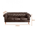 Sofá Duquesa Chesterfield 3 Lugares Retrô Courissimo Bella De