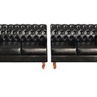 Sofá Duquesa Chesterfield Modulado 4 Lugares 2 Poltronas Deco
