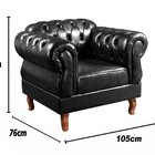 Sofá Duquesa Chesterfield Modulado 4 Lugares 2 Poltronas Deco