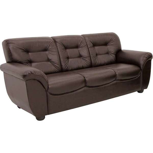 Sofá Ébano 3 Lugares T20 - Linoforte - Marrom