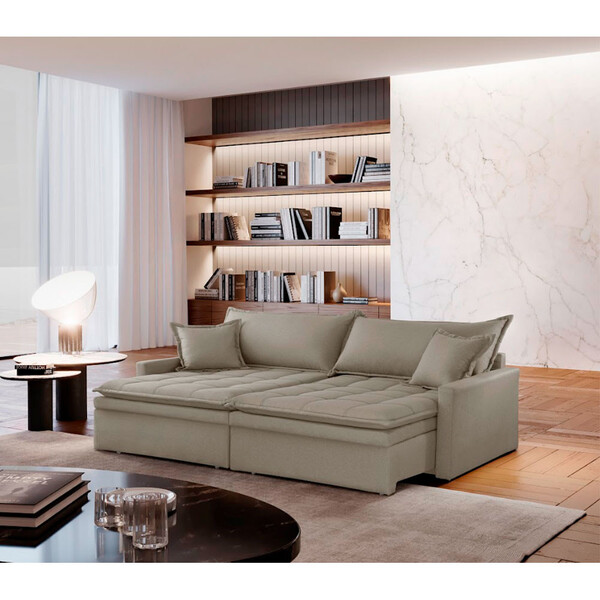 Sofá Elegance Veludo 02 Módulos 80 cm B15 cm Meu Sofá Online