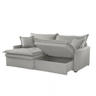 Sofá Elegance Veludo 2 Módulos 100 cm B15 cm Meu Sofá Online