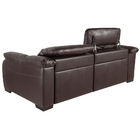 Sofá Elétrico Reclinável E Retrátil 2 Lugares Affection Couro