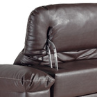 Sofá Elétrico Reclinável E Retrátil 2 Lugares Affection Couro