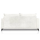 Sofá Eliot 2 Lugares 160 Cm Linho Boucle Off White