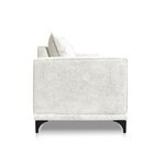 Sofá Eliot 3 Lugares 200 Cm Linho Boucle Off White