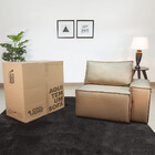 Sofá Em Caixa 3 Lugares 2,30m Cool Home Bege