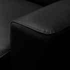 Sofá Em Couro Luzzi 3 Lugares Mempra - 450 Preto