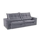 Sofá Espanha 3 Lugares Retrátil E Reclinável 2.00m Europa Est