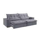 Sofá Espanha 3 Lugares Retrátil E Reclinável 2.00m Europa Est