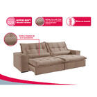 Sofá Espanha 3 Lugares Retrátil E Reclinável 2.00m Europa Est