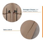 Sofá Essence Retrátil 2 Lugares 180cm Cabecasa Madeiraorigina