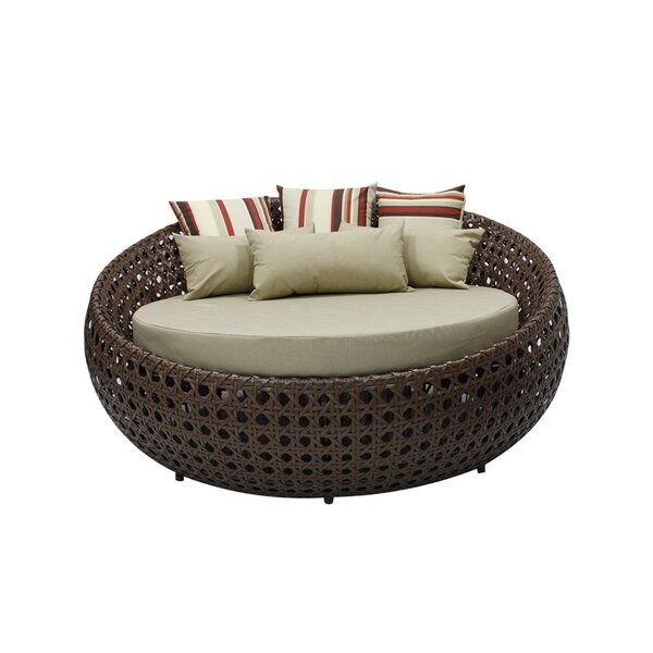 Sofá Essencial Bola 150 Cm Indiano Marrom, Bege, Listrado