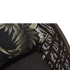 Sofá Essencial Bola 150 Cm Trama Fita Marrom