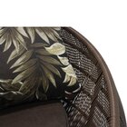 Sofá Essencial Bola 150 Cm Trama Fita Marrom