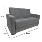 Sofá Estofado 2 Lugares Sala Estar Recepção Mariana Suede Cin