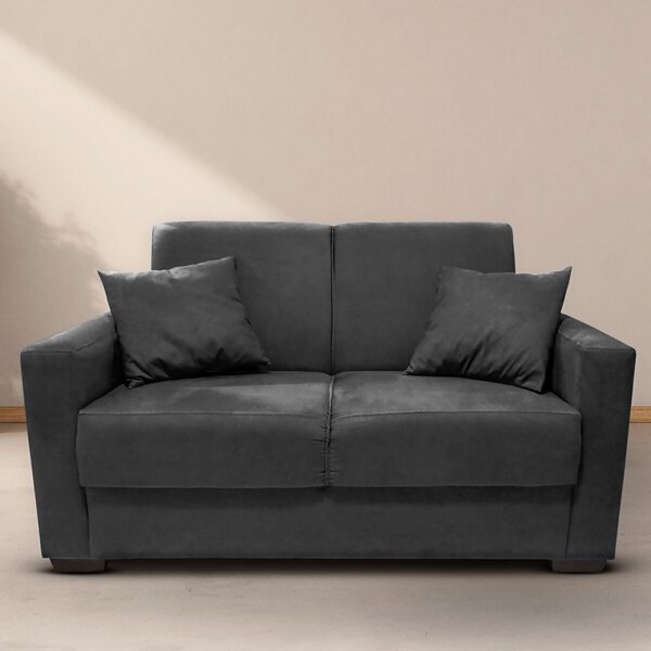 Sofá Estofado 2 Lugares Sala Estar Recepção Mariana Suede Pre