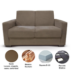 Sofá Estofado 2 Lugares Sala Estar Recepção Natália Suede Cap