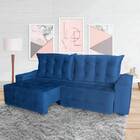 Sofá Euro Retrátil E Reclinável 210cm Veludo Light Café– Ws E