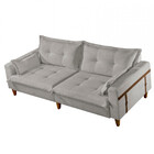 Sofá Evolution Linho 02 Módulos 80 Cm B12cm Meu Sofá Online