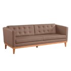 Sofá Expert 4 Lug Corino 81x219x85 Cm Caqui