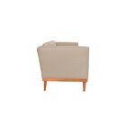 Sofá Expert 4 Lug Corino 81x219x85 Cm Marfim