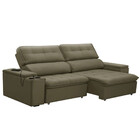 Sofa Ferguile Genebra 3 Lugares Com Porta Para Usb