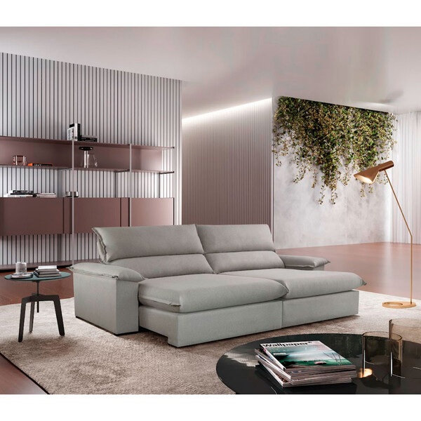 Sofá Filadélfia Linho 02 Módulos 120cm B25cm Meu Sofá Online