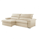 Sofá Filadélfia Linho 02 Módulos 90cm B25cm Meu Sofá Online