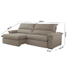 Sofá Filadélfia Veludo 02 Módulos 90cm B25cm Meu Sofá Online