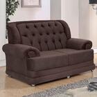 Sofá Finlândia 2 Lugares Pluma Café