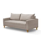 Sofá Fixo 2 Lugares 192 Cm Alaska Bege