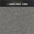 Sofá Fixo 2 Lugares Luxo 140 Cm Orion Cinza