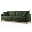 Sofá Fixo 2 Lugares Luxo 160cm Camila Verde