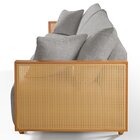 Sofá Fixo 2 Lugares Luxo 170cm Arthur Cinza