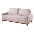 Sofá Fixo 2 Lugares Veludo Exclusive 1,65m Moveis Mix