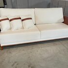 Sofá Fixo 3 Lugares 200 Cm Star Living Conforto De Espumas Be