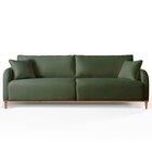 Sofá Fixo 3 Lugares Luxo 220cm Camila Verde