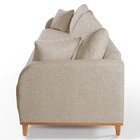 Sofá Fixo 4 Lugares Luxo 2,40m Camila Bege