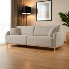 Sofá Fixo 4 Lugares Luxo 2,40m Camila Bege