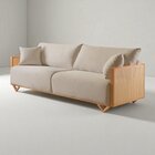 Sofá Fixo 4 Lugares Luxo 2,90m Arthur Bege