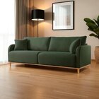 Sofá Fixo 4 Lugares Luxo 280cm Camila Verde