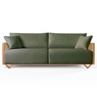 Sofá Fixo Arthur 4 Lugares Luxo 2,70m Castellar Móbile Veludo