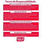 Sofá Fixo De 3 Lugares Unique 2,10m - Tudo De Móveis Cinza