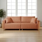 Sofá Fixo Heitor 3 Lugares Luxo Pé De Madeira 1,80m Castellar