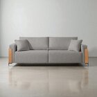 Sofá Fixo Heitor 3 Lugares Luxo Pé De Metal 1,80m Castellar M